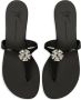 Giuseppe Zanotti Brionne leren sandalen met kristallen Zwart - Thumbnail 4