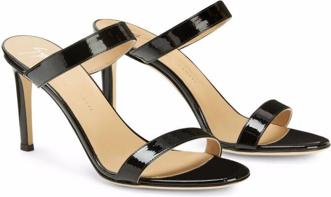 Giuseppe Zanotti Calista sandalen met hak Zwart