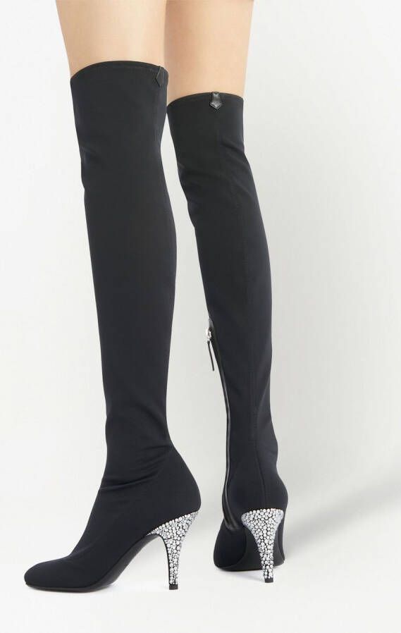 Giuseppe Zanotti Calixtee Cuommisside laarzen Zwart