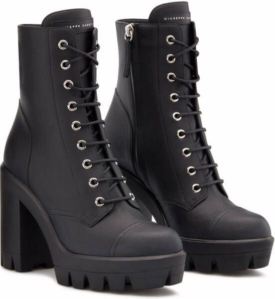Giuseppe Zanotti Camille cargo boots Zwart