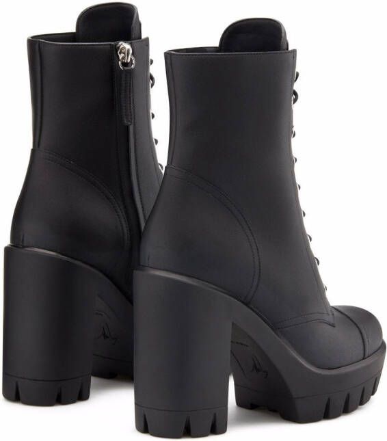 Giuseppe Zanotti Camille cargo boots Zwart