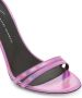 Giuseppe Zanotti Catia leren sandalen Paars - Thumbnail 4