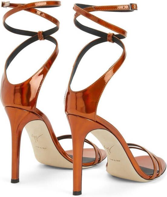 Giuseppe Zanotti Catia sandalen met bandjes Oranje