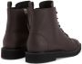 Giuseppe Zanotti Chris leren enkellaarzen Bruin - Thumbnail 3