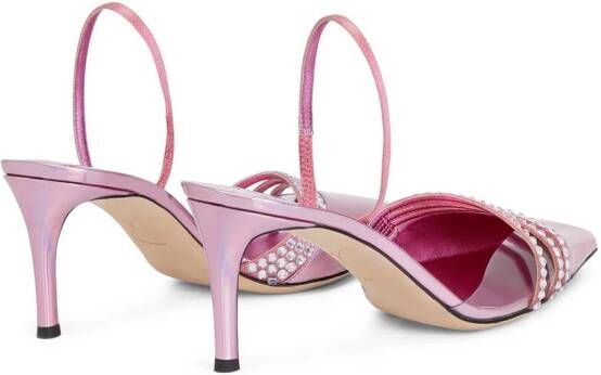 Giuseppe Zanotti Claralie pumps verfraaid met stras Roze