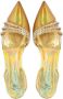 Giuseppe Zanotti Claralie slingback pumps verfraaid met stras Goud - Thumbnail 4