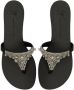 Giuseppe Zanotti Clarett sandalen verfraaid met kristallen Zwart - Thumbnail 4