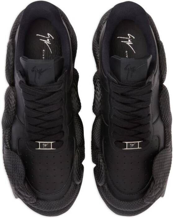Giuseppe Zanotti Cobras low-top sneakers Zwart