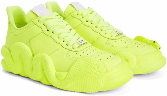 Giuseppe Zanotti Cobras sneakers Geel