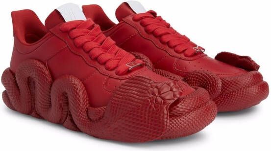 Giuseppe Zanotti Cobras sneakers Rood