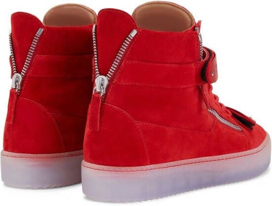 Giuseppe Zanotti Coby high-top sneakers Rood
