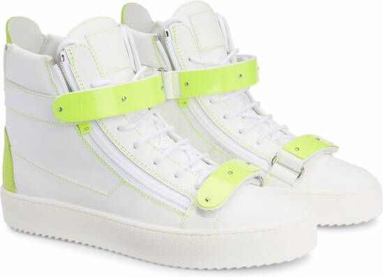 Giuseppe Zanotti Coby high-top sneakers Wit