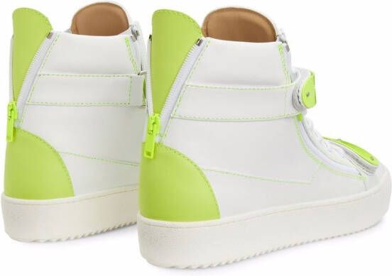 Giuseppe Zanotti Coby high-top sneakers Wit