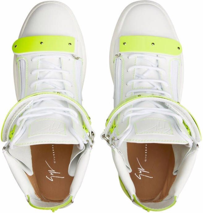 Giuseppe Zanotti Coby high-top sneakers Wit