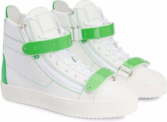 Giuseppe Zanotti Coby high-top sneakers Wit