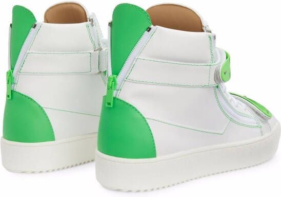 Giuseppe Zanotti Coby high-top sneakers Wit