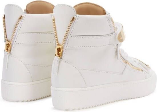 Giuseppe Zanotti Coby high-top sneakers Wit