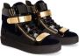 Giuseppe Zanotti Coby leren sneakers Blauw - Thumbnail 2