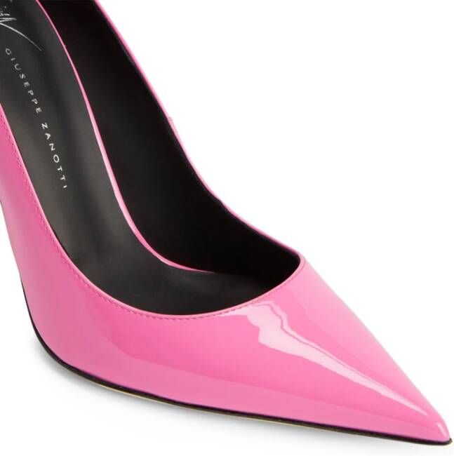 Giuseppe Zanotti Cohralise leren pumps Roze