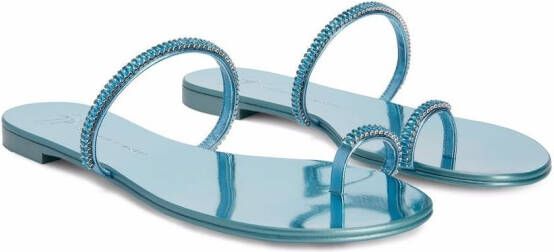 Giuseppe Zanotti Colorful sandalen Blauw