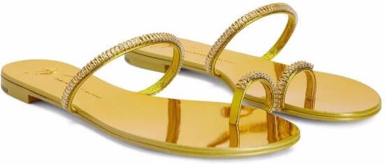 Giuseppe Zanotti Colorful sandalen Geel