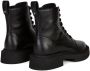 Giuseppe Zanotti Combat boots met veters heren KalfsLeer(gegranuleerde bovenkant ) leer rubber 41 Zwart - Thumbnail 3