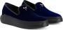 Giuseppe Zanotti Conley loafers met logoplakkaat Blauw - Thumbnail 2