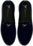 Giuseppe Zanotti Conley loafers met logoplakkaat Blauw - Thumbnail 4