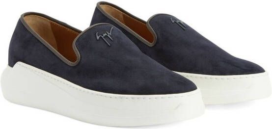 Giuseppe Zanotti Conley slip-on sneakers Blauw