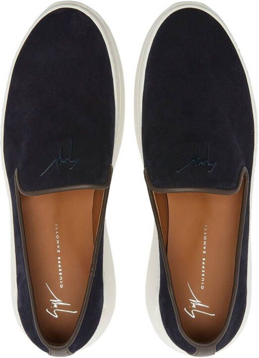 Giuseppe Zanotti Conley slip-on sneakers Blauw