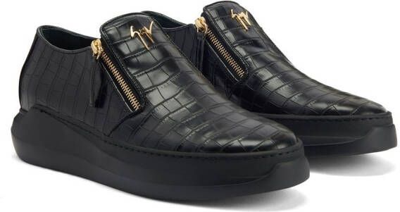 Giuseppe Zanotti Conley slip-on sneakers Zwart