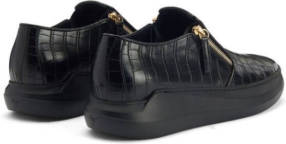 Giuseppe Zanotti Conley slip-on sneakers Zwart