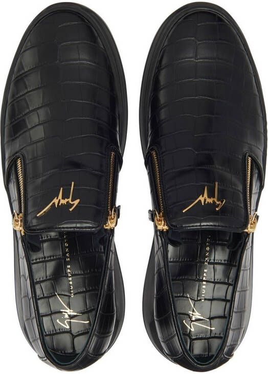 Giuseppe Zanotti Conley slip-on sneakers Zwart