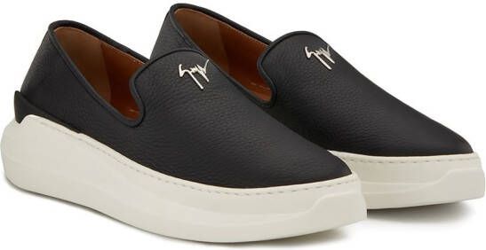 Giuseppe Zanotti Conley sneakers met logo Zwart