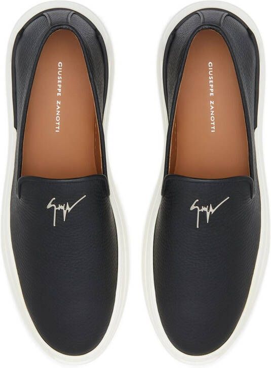 Giuseppe Zanotti Conley sneakers met logo Zwart