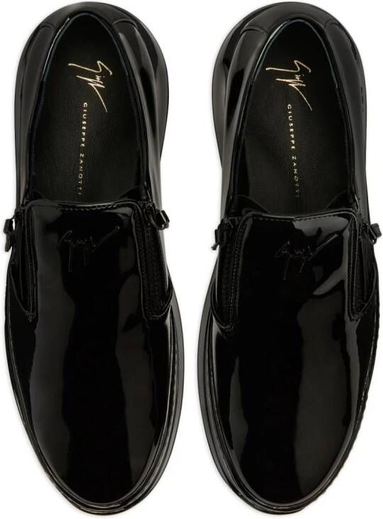 Giuseppe Zanotti Conley sneakers met rits Zwart