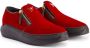 Giuseppe Zanotti Conley sneakers met ritsdetail Rood - Thumbnail 2
