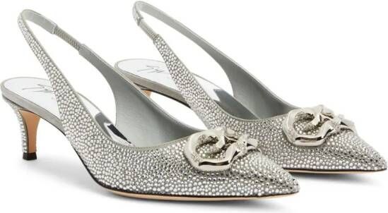 Giuseppe Zanotti Cyprienne pumps Zilver