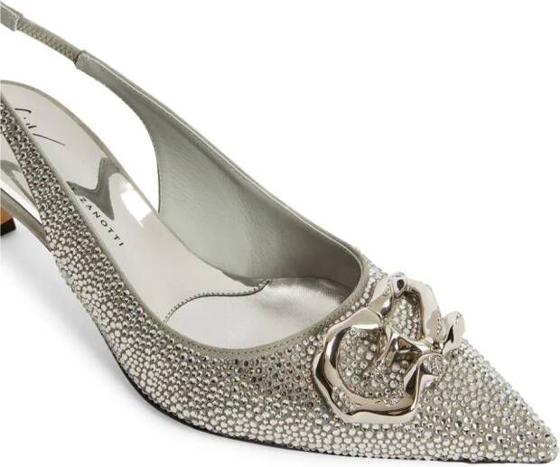 Giuseppe Zanotti Cyprienne pumps Zilver