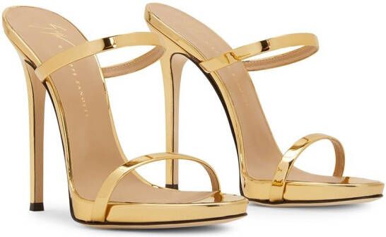 Giuseppe Zanotti Darsey sandalen met bandjes Goud