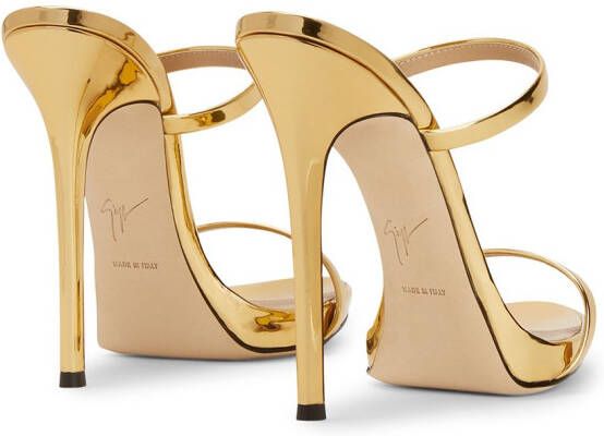 Giuseppe Zanotti Darsey sandalen met bandjes Goud