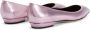 Giuseppe Zanotti Dhalia ballerina's met slangenleer-effect Roze - Thumbnail 3