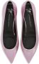 Giuseppe Zanotti Dhalia ballerina's met slangenleer-effect Roze - Thumbnail 4