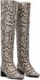 Giuseppe Zanotti Doreen laarzen met slangenprint Bruin - Thumbnail 2