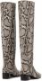 Giuseppe Zanotti Doreen laarzen met slangenprint Bruin - Thumbnail 3