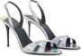 Giuseppe Zanotti Dorotee iriserende sandalen Zilver - Thumbnail 2