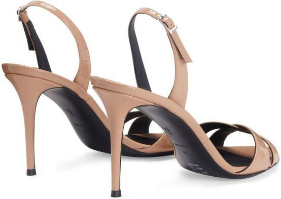 Giuseppe Zanotti Dorotee stiletto sandalen Roze