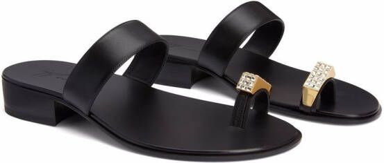 Giuseppe Zanotti Dynamo Barduck sandalen Zwart