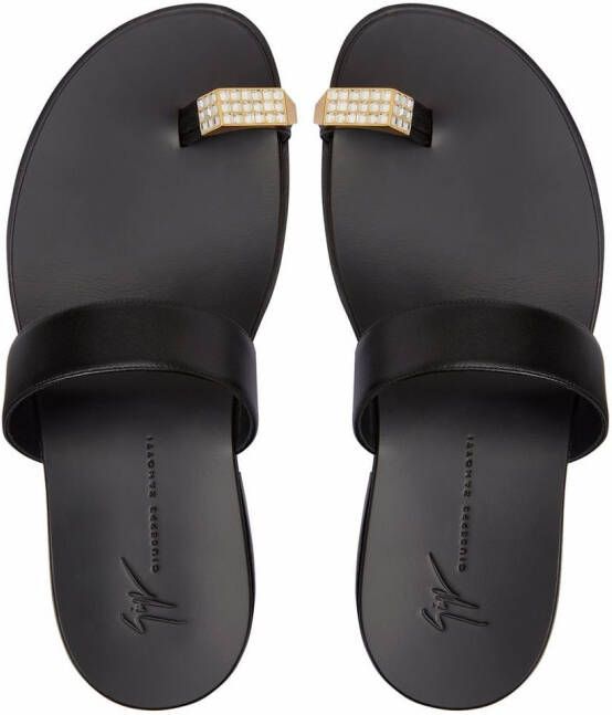 Giuseppe Zanotti Dynamo Barduck sandalen Zwart