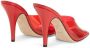 Giuseppe Zanotti Earthshine Plexy slip-on sandalen Rood - Thumbnail 3